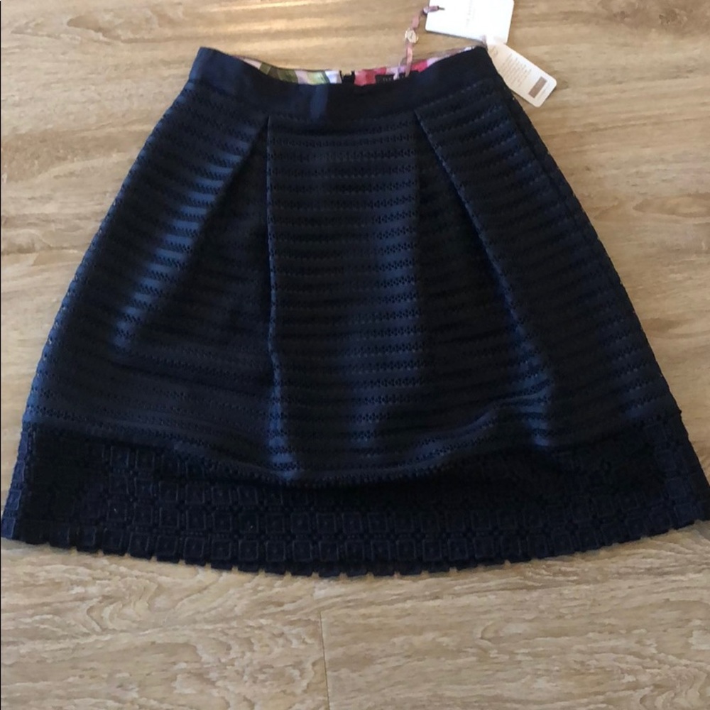 Ted Baker navy skirt, never worn, new with tags